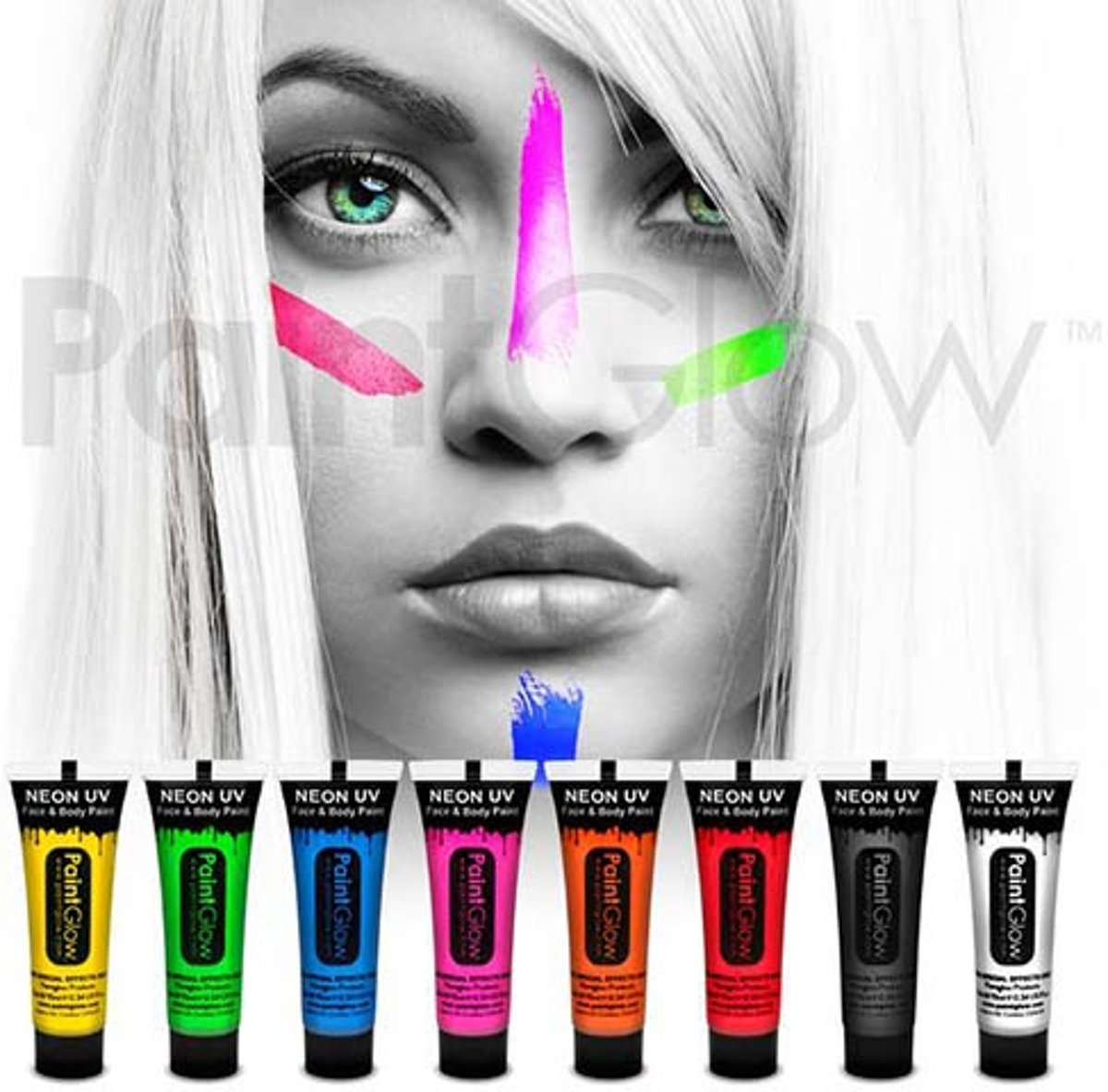 Paintglow | UV neon face en body paint